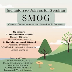 
Invitation to join us for an awareness seminar on Smog and its impacts>
     
                            </div>
                            <div class=